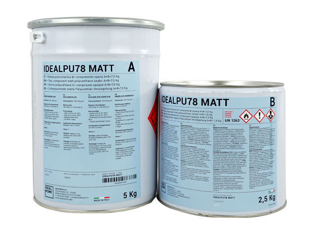 TWO-COMPONENT MATT POLYURETHANE SEALER A+B=7,5 KG