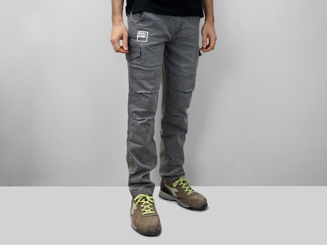 IDEAL WORK® LONG TROUSERS AUSTIN GREY - SIZE M