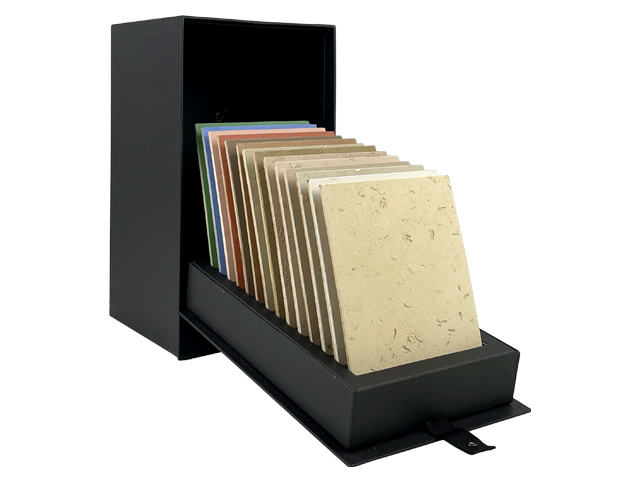 BOX "O" - TERRAE CALCE- 196X305X207mmH - 14 PANELS 148x210mm