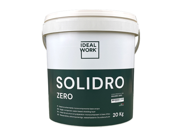 SOLIDRO ZERO SINGLE-COMPON WATER-BASED SHIELDING LAYER 20KG POTS