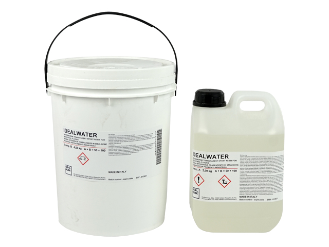 CLEAR WATER BASED EPOXY SEALER, A+B = 6 KG