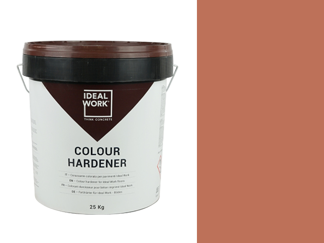 COLOUR HARDENER PESCA "B"  ex-terracotta  IN 25 KG PLASTIC BUCKETS