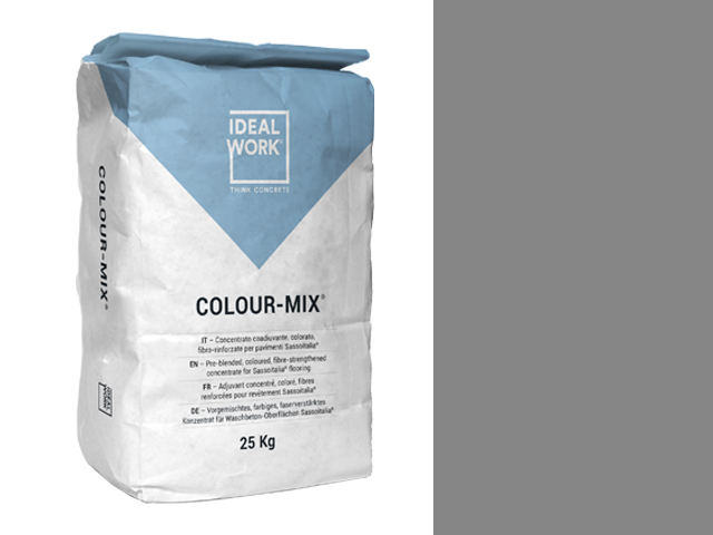 COLOUR-MIX ADMIXTURE GRIGIO FOR SASSOITALIA® IN 25KG.BAGS