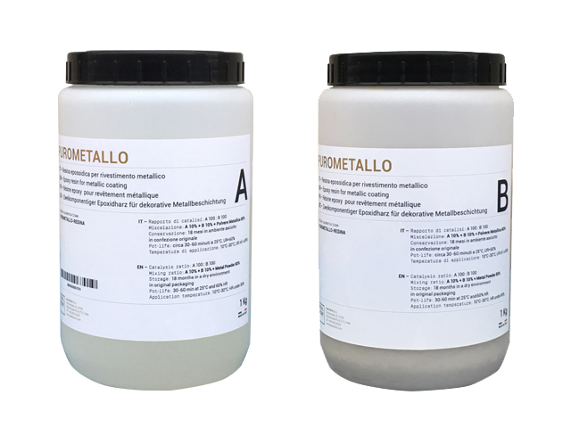 EPOXY FOR METALLIC COATING EFFECT- A+B = 2 KG