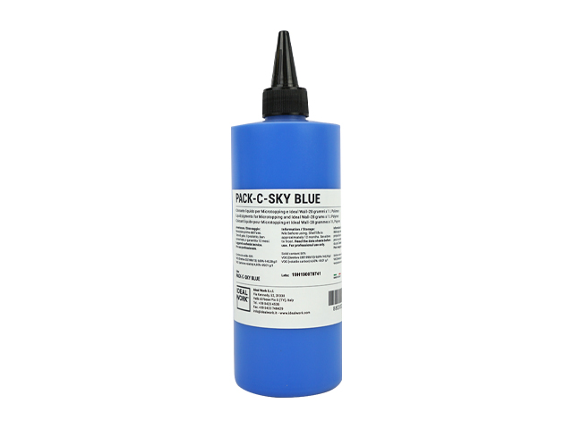 LIQUID PIGMENTS FOR I.WALL AND MICROTOPPING®-SKY BLUE 500GR