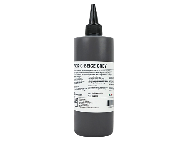 LIQUID PIGMENTS FOR I.WALL AND MICROTOPPING®BEIGE GREY 500GR