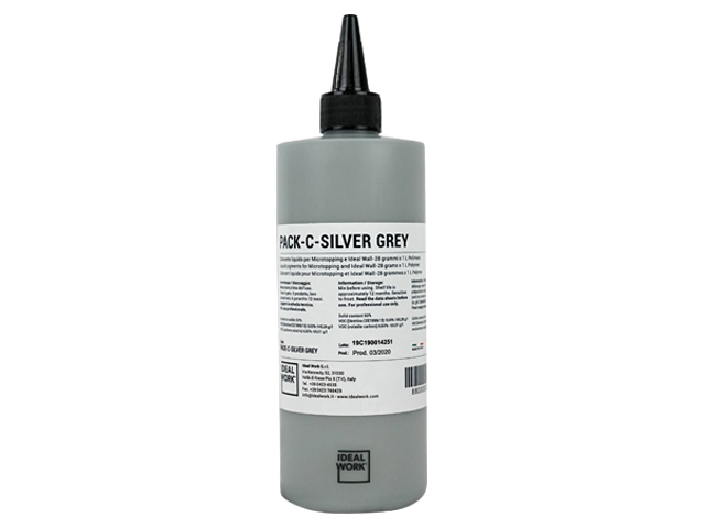 LIQUID PIGMENTS FOR WALL AND MICROTOPPING®-SILVER GREY 500GR