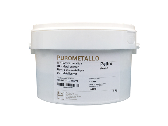 METAL POWDER PELTRO (PEWTER) - COMP.C - 4 KG BUCKET