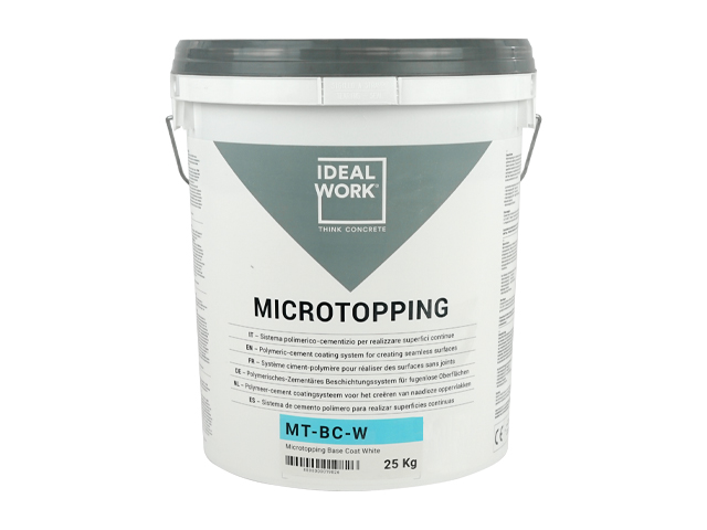 MICROTOPPING® BASE COAT WHITE IN 25KG BUCKETS