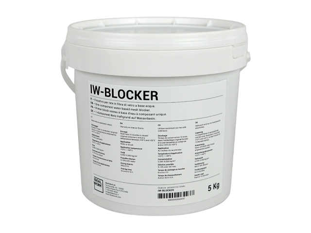 ONE-COMPONENT WATER BASED MESH BLOCKER -PLASTIC BUCKET 5 KG