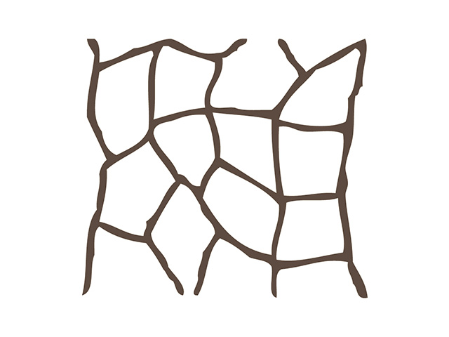 PAPER STENCIL FLAG STONE ROLL - AREA 92 SQM