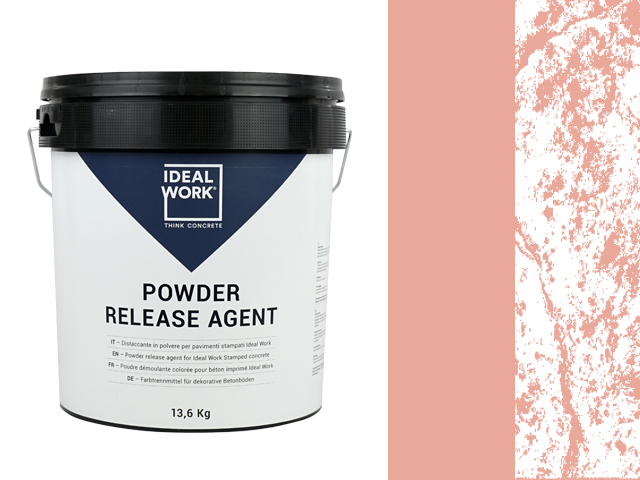 POWDER RELEASE AGENT CORAL IN 13.6 KG PLASTIC BUCKETS