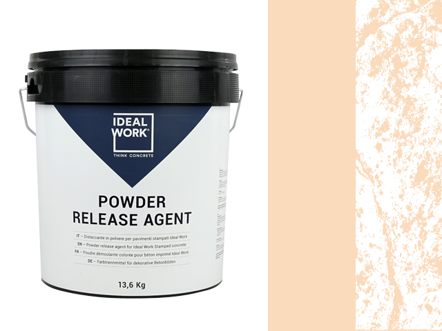 POWDER RELEASE AGENT PEACH IN 13.6 KG PLASTIC BUCKETS
