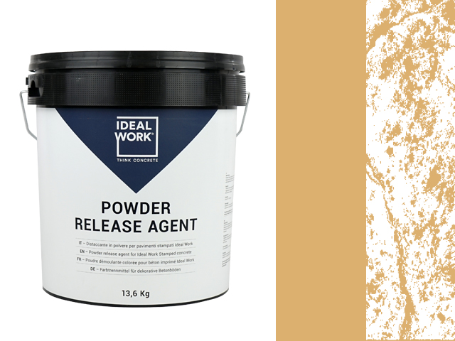 POWDER RELEASE AGENT YELLOW BUFF IN 13.6 KG PLASTIC BUCKETS