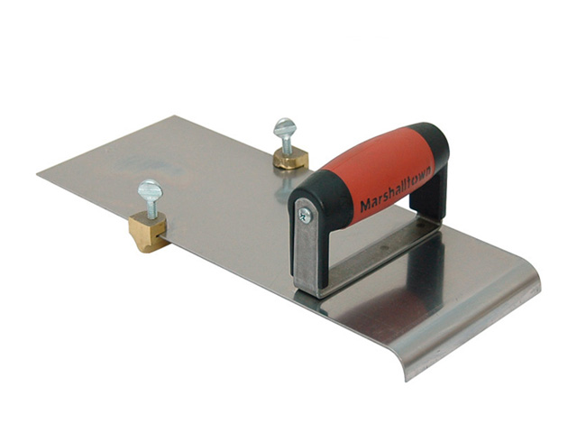 STAINLESS STEEL EDGER W/ADJUSTABLE GROOVER 305x127mm - Depth