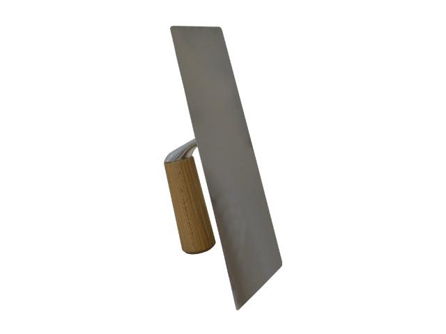 STAINLESS STEEL OBLIQUE TROWEL FOR MICROTOPPING® 280x120x0.6 mm