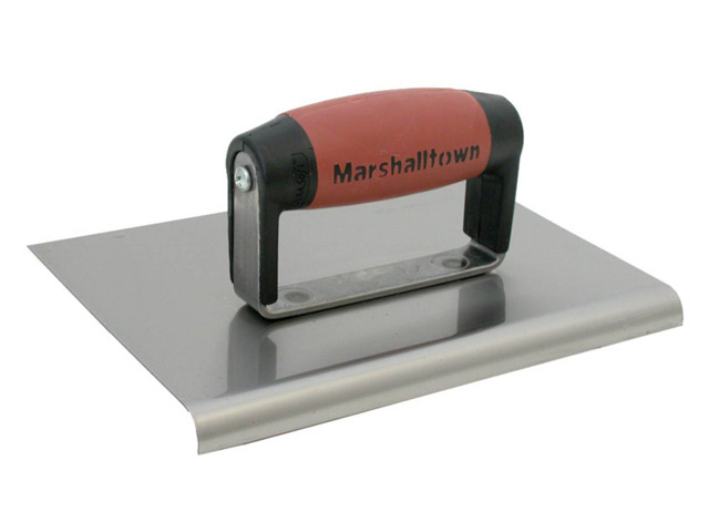 STRAIGHT END STAINLESS STEEL EDGER 203x152mm - RAD.13mm