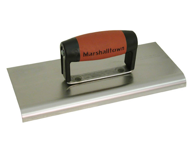 STRAIGHT END STAINLESS STEEL EDGER 254x102mm - RAD.19mm