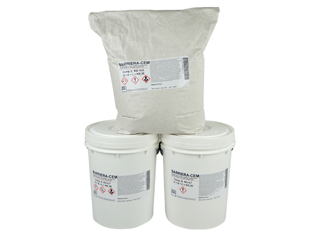 TROWELABLE EPOXY-CEMENT UNDERCOAT  A 4,7 + B 4,7 +C 10,6=20KG