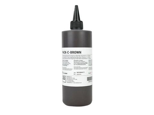 [PACK-C-BROWN] LIQUID PIGMENTS FOR I.WALL AND MICROTOPPING®-BROWN 500GR