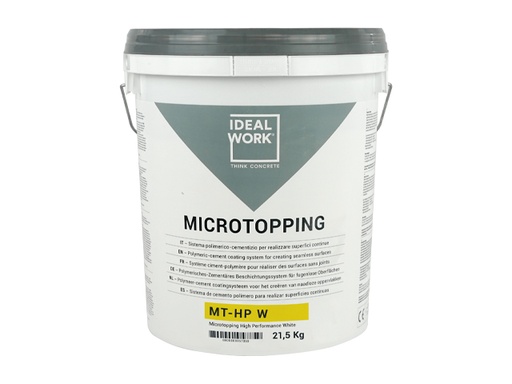 [MT-HP W] MICROTOPPING® WHITE-HIGH PERFORMANCE IN 21,5KG BUCKETS