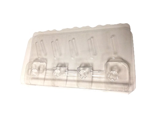 [MT-TOOL14] SHAPED PLASTIC SPATULA "STRIATO" 17x10,5 CM
