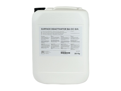 [DISAT.BA-CC-GIA] WATER BASED SURFACE DEACTIVATOR+COURING COMPOUND 20 L