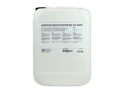 [DISAT.BA-CC-GIA11] WATER BASED SURFACE DEACTIVATOR/11+COURING COMPOUND 20 L